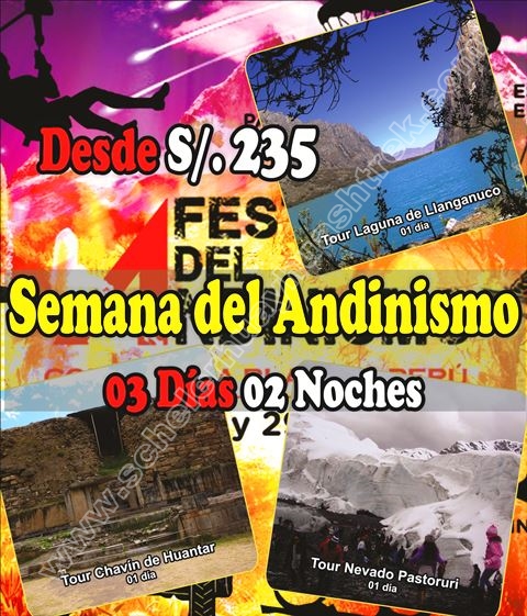 Semana del Andinismo Huaraz 03 días - 02 noches